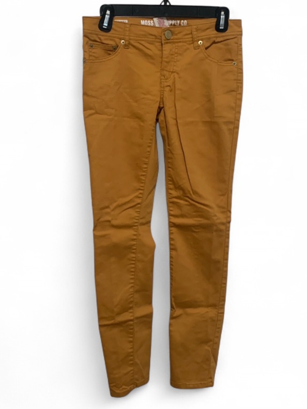 Mossimo Supply Co. Mustard Yellow Low Rise Skinny Jeans